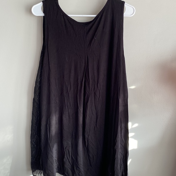 Apt.9 black with glittery sequence top - Picture 4 of 5